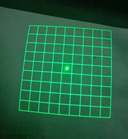 Robot de rayo láser con diseño de máquina de visión, cuadrícula con patrón de 10x10, 21x21, o varias líneas y puntos, módulo láser Red DOE