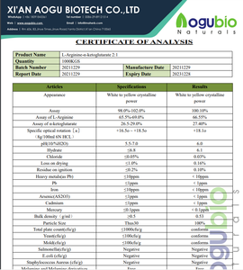 Aogubio <span class=keywords><strong>L</strong></span>-arginina alfa cetoglutarato (<span class=keywords><strong>aakg</strong></span>) Cas 16856 - Product Image 4
