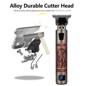Liquidación de inventario LCD Hombres Máquina de cabello Afeitadora eléctrica profesional USB Recargable Barbero Trimmer para hombre - Product Image 6