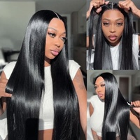 Nouvelle Collection 2025 : Perruque Lace Front en Cheveux Humains Vietnamiens, Cheveux Vierges Lisses ou Ondulés Profonds, Perruque HD Lace Sans Colle