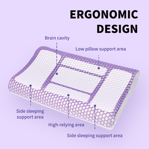 Almohada Cervical Ergonómica <span class=keywords><strong>y</strong></span> Transpirable JeeBay, <span class=keywords><strong>de</strong></span> Espuma Viscoelástica TPE con Rejilla <span class=keywords><strong>de</strong></span> Gel, para Aliviar el <span class=keywords><strong>Dolor</strong></span> <span class=keywords><strong>de</strong></span> <span class=keywords><strong>Cabeza</strong></span> <span class=keywords><strong>y</strong></span> <span class=keywords><strong>Cuello</strong></span> - Product Image 6