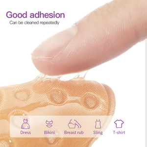 Sujetador Adhesivo <span class=keywords><strong>de</strong></span> <span class=keywords><strong>Silicona</strong></span> Invisible sin Tirantes, con Efecto Push-Up, Impermeable, Transpirable y Reutilizable <span class=keywords><strong>para</strong></span> Mujer - Product Image 4