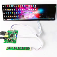 Kit d'écran tactile capacitif de 12,6 pouces, écran LCD IPS 1920*515 HD pour moniteur de voiture/affichage de barre/Raspberry Pi