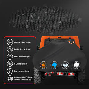 <span class=keywords><strong>Housse</strong></span> de vélo pour 2-3 vélos, imperméable, pour l'extérieur, protection contre la pluie, le soleil, les UV, la poussière et le vent, pour vélo de montagne, vélo de route, vélo électrique - Product Image 3