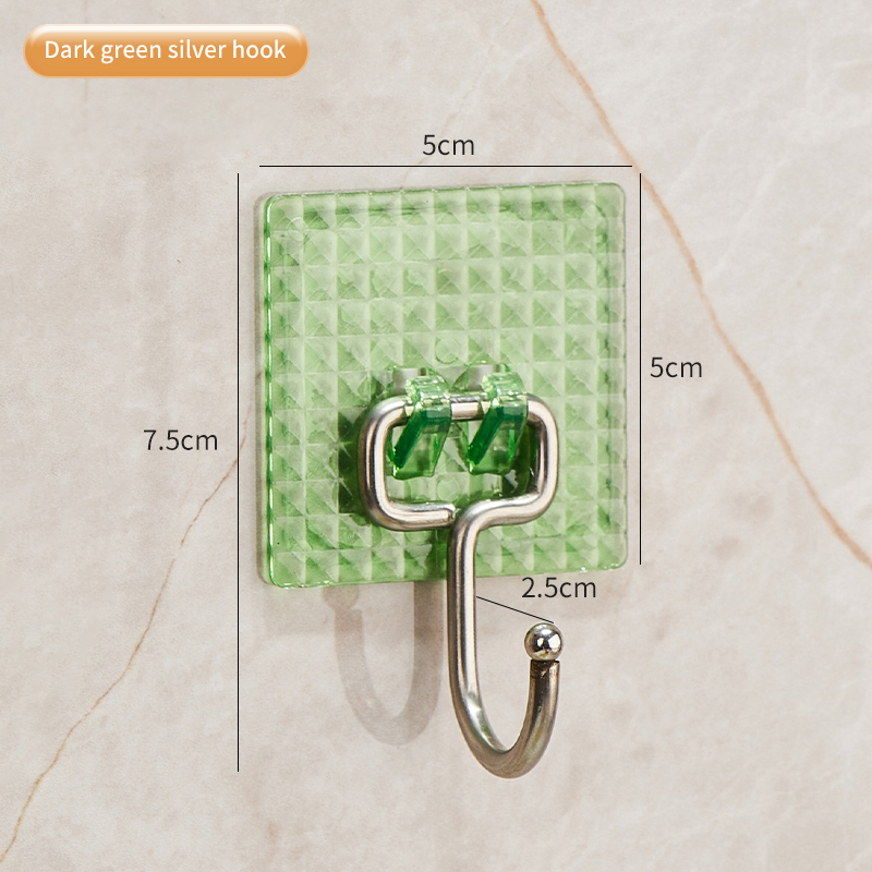 Crochet en acier inoxydable vert