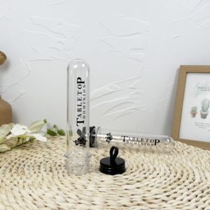 Suministro en stock de fábrica Tubo de ensayo de plástico Tubo de PET con tapón de rosca Botella de tubo de ensayo de 30ml - Product Image 2