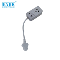 Prise de courant USB C à charge rapide EABK, prise universelle AC avec ports Type-C PD et USB A, adaptateur de prise portable avec câble