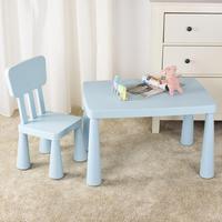 HANYEE Ensemble table et chaises en plastique de qualité pour enfants, table d'activité rouge multicolore pour l'école, le parc, l'intérieur de la maternelle