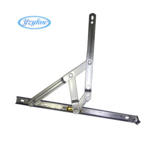 Friction <strong>Hinges</strong> S.S. 430 Light Duty 12" 90 Degree Brass Slider <strong>Round</strong> Groove 2mm Thickness 4-Bar Aluminum Window Accessories - Product Image 1