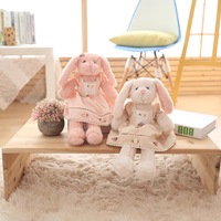 Vente directe usine : Peluche lapin mignon avec oreilles et robe, idéale pour cadeau, vente en gros