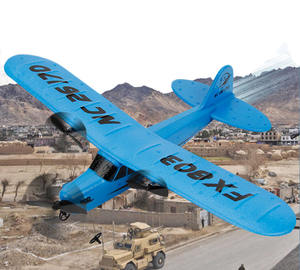 Super Glider <span class=keywords><strong>FX803</strong></span> 2.4G Piper J3 Cub <span class=keywords><strong>Rc</strong></span> Flugzeug NC26170 EPP Fixing Wing Aircraft - Product Image 4