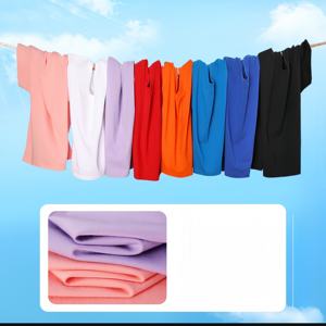 Logo personnalisé 200g 100% coton peigné blanc bébé t-shirt en gros couleur unie petits garçons designer t-shirt pour les enfants - Product Image 3