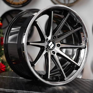 SY-09170 Juego de 1 Llanta de Aleación de Aluminio Forjado Multirradio Plateada 5x120/114.3/130 de 18 19 20 21 22 24 26 Pulgadas para M2 M3 <span class=keywords><strong>M5</strong></span> - Product Image 5