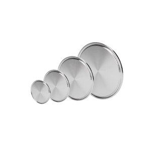 Accesorios de Tubería de Acero Inoxidable Pulido <span class=keywords><strong>Sanitario</strong></span> de Grado Alimenticio SS304/SS316L 1/2S 1S 2S <span class=keywords><strong>Tapa</strong></span> Ciega ISO Engrosada con Brida Ciega 1 - Product Image 3