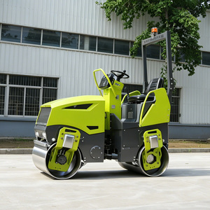 Compacteur routier hydraulique à double tambour 2T pour chantier de construction - Product Image 2