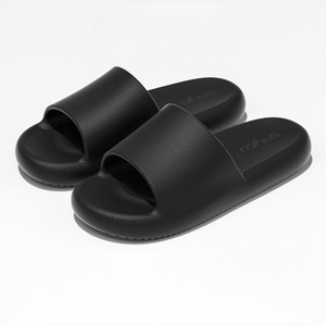 Fashionable Anti Slip Anti Odor Open Toe Knit Upper Cork/PVC Lightweight Cushioned Eco-Friendly Indoor Flip Flops All Seasons - Product Image 1