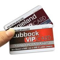Carte de courses en PVC plastique personnalisée en gros, impression sur mesure, 85,5*54*0,76 mm
