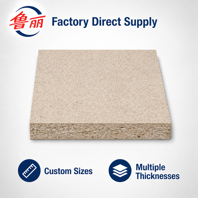 Particle Board 1220x2440 4x8 16mm 18mm Furniture Grade E1 E0 CARB P2 HMR Chipboard Plain Board for Kitchen Cabinet Furniture