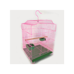 간단하고 저렴한 맞춤형 앵무새 작은 통기성 도트 패턴 철제 새장 - Product Image 6