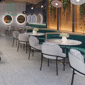 Chaises de bar et tabourets de restaurant haut de gamme, robustes et durables, <span class=keywords><strong>avec</strong></span> structure en acier inoxydable et revêtement en cuir, mobilier commercial pour pub. - Product Image 5