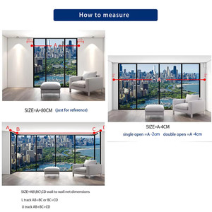 <span class=keywords><strong>Rideau</strong></span> électrique intelligent S-wave Track Super Silence <span class=keywords><strong>pour</strong></span> moteur de <span class=keywords><strong>rideau</strong></span> Tuya Wifi Zigbee Motor S-fold Curtain Rail Cornice - Product Image 6