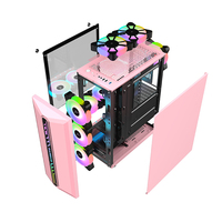 SNOWMAN 2023 Most Popular High Quality Gaming PC Desktop Computer Gaming RGB ATX Computer Case Frame Chassis &Mid Tower Cabinet