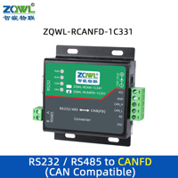 Module convertisseur industriel RS485/RS232/422 CAN FD ZQWL RCANFD, conversion de protocole Modbus RTU CAN, protection contre les surtensions ESD 6-36V DC