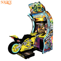 Simulateur de course de moto vidéo SOURCE 32 pouces LCD Super Bike 3 SB3, garantie 1 an, graphismes HD, FEC, parc d'attractions