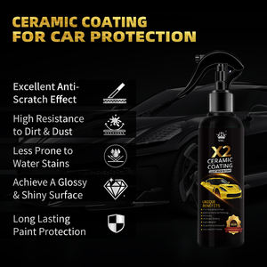 Venda quente Alto Brilho Revestimento Cerâmico Líquido Spray Fabricantes 9H Nano Tio2 Nano Super Hidrofílico Revestimento - Product Image 3