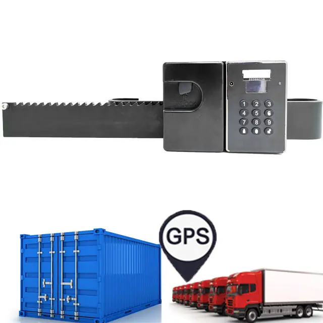 Top Security Vorhänge schlösser GPS Container Lock Wasserdichte Fernbedienung Truck Trailer Lock Cargo Echtzeit-Tracking