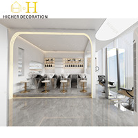 Design d'intérieur moderne pour salon de beauté, armoire de présentation personnalisée pour spa, comptoir de réception pour salon de beauté