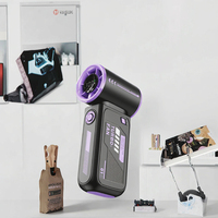 Kipas Pendingin Mini Pribadi 2-in-1 OEM ODM Ringkas Ringan Tanpa Baling-Baling, Dapat Diisi Ulang, untuk Meja dan Genggam, 3600mAh, untuk Rumah Tangga dan RV
