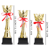 Trophée de participation à l'école Crown en plastique générique personnalisé d'excellente qualité pour les enfants AD109
