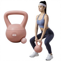 Kettlebell souple pour hommes et femmes - Équipement de fitness pour l'entraînement des fessiers et des squats à domicile