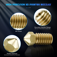 Accessoires pour imprimante 3D, buse en laiton de 0,2 mm, 0,4 mm, 0,6 mm, 0,8 mm pour Bambu Lab A1/A1 Mini
