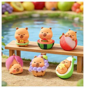 ของตกแต่งเรซิ่นน่ารัก ตกแต่งสวนจิ๋ว 3 มิติ รูปผลไม้ คาปิบาร่า ของเล่นจิ๋ว ตุ๊กตาสำหรับกระถางต้นไม้จิ๋ว สำหรับใส่ในถุงสุ่ม - Product Image 6