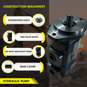 Bomba de Engranajes Doble de Alto Flujo VOE14778107 para Sistema Auxiliar Hidráulico de Excavadora Volvo - Product Image 2