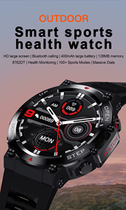 Montre intelligente <span class=keywords><strong>AK45</strong></span> pour hommes, sports de plein air, appels BT, batterie de grande capacité 400 mAh, écran de 1,32 pouce, étanche IP67, tracker de forme physique, montre intelligente - Product Image 6