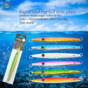Señuelo de Pesca de Placa Metálica Dura de 150g para Agua Profunda, Ideal para Caballa, Hundimiento Lento, Buceo Rápido, Señuelos de Fondo para Pesca Marina - Product Image 3