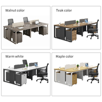 Mobilier de bureau moderne BGZ-27 ensemble tables et chaises de bureau table de travail fabriquée en chine table de bureau du personnel en forme de l
