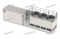 Conteneur 40 pieds 4 Racks 42U Plaque froide Centre de données mobile