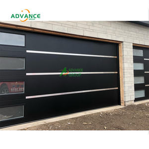 <span class=keywords><strong>Porte</strong></span> <span class=keywords><strong>de</strong></span> <span class=keywords><strong>garage</strong></span> en acier <span class=keywords><strong>motorisée</strong></span> automatique résidentielle isolée <span class=keywords><strong>de</strong></span> style chinois moderne pour la maison villa avec <span class=keywords><strong>porte</strong></span> d'homme - Product Image 1