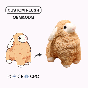 personnalisé mini sac à dos en peluche pour l'école mignon enfants PP coton remplissage maille doublure soulagement du Stress - Product Image 1