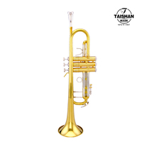 Wholesale Hot Sell Good Quality Taishan Bb Trumpet with Gold Lacquer Finish Brass Body Cupronickel Mouthpiece-Beginner-Friendly