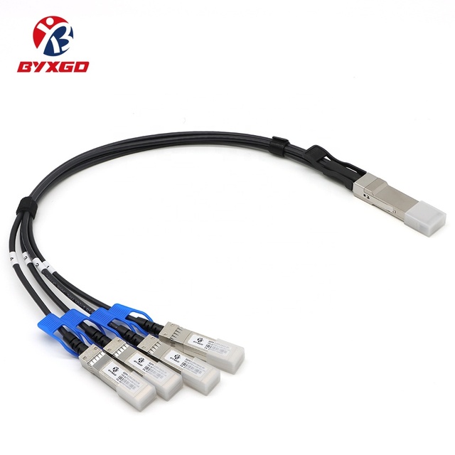 Factory OEM 100G QSFP28 DAC 4x25G EDR Passive Direct Attach Copper Twinax Cable 0.5m 1m 3m 5m