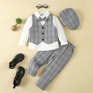 <span class=keywords><strong>Elegante</strong></span> Set di 4 Pezzi per Bambino, Abito Formale per Matrimonio, Compleanno, Festività - Product Image 3