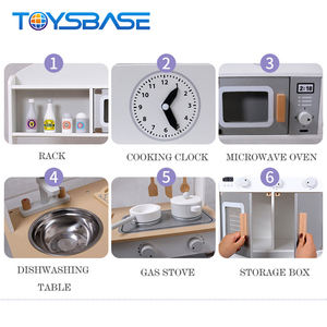 <span class=keywords><strong>Grande</strong></span> <span class=keywords><strong>Cucina</strong></span> <span class=keywords><strong>Giocattolo</strong></span> <span class=keywords><strong>in</strong></span> <span class=keywords><strong>Legno</strong></span> di Lusso per Bambini per Giochi di Ruolo - Product Image 4