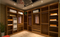 CBMmart Venta al por Mayor Moderno Armario de Dormitorio Personalizado de Madera MDF Contrachapado, Independiente, de Gran Capacidad, con Acabado Lacado, para Sala de Estar Abierta