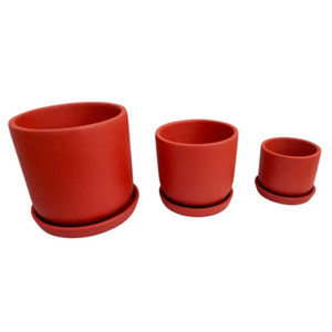 Juego de 3 Macetas Grandes de Salvia Hechas a Mano para Interiores, Exteriores, Balcón, Terraza, Jardín, Decoración del Hogar, Macetas Grandes de Terracota - Product Image 4