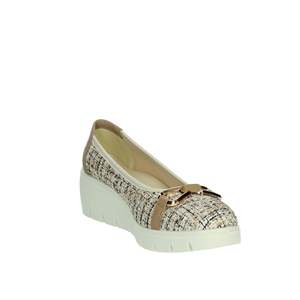 Women's Pumps 755690 Beige <b>Heel</b> Height 37 Color Beige - Product Image 5
